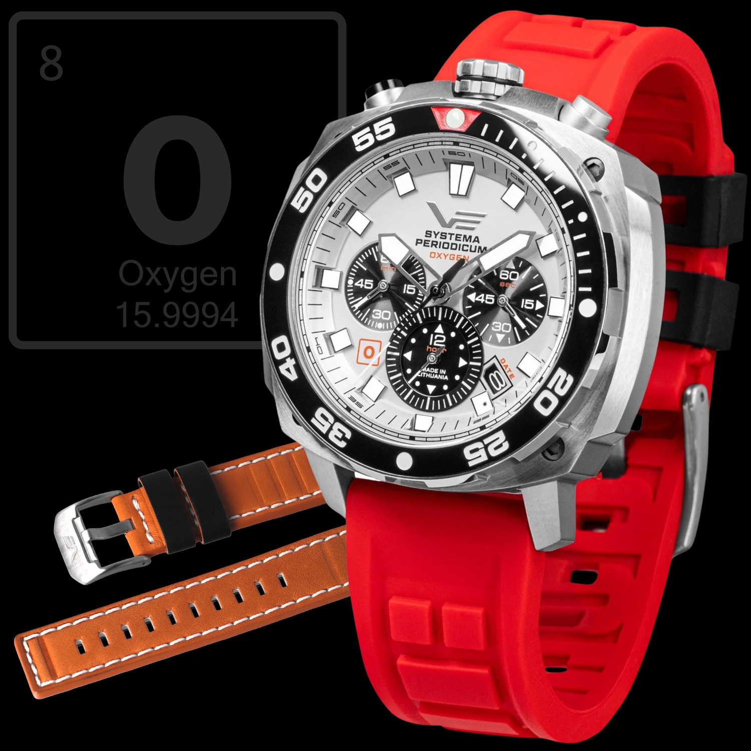 Zegarek Vostok Europe VK67-650A722S Systema Periodicum Oxygen męski 